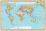 Політична карта світу. 1:22 000 000 на планках (158х108)