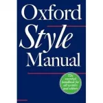 Oxford Style Manual