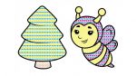 Водні розмальовки для найменших (бджола). Зображення №4