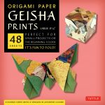 Origami Paper Geisha Prints Large