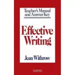 Effective Writing Teacher's manual