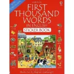 First 1000 Words in English. Sticker Book