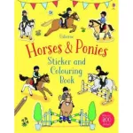 Sticker and Colouring Book: Horses & Ponies