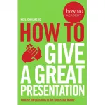 How to Book: Give a Great Presentation